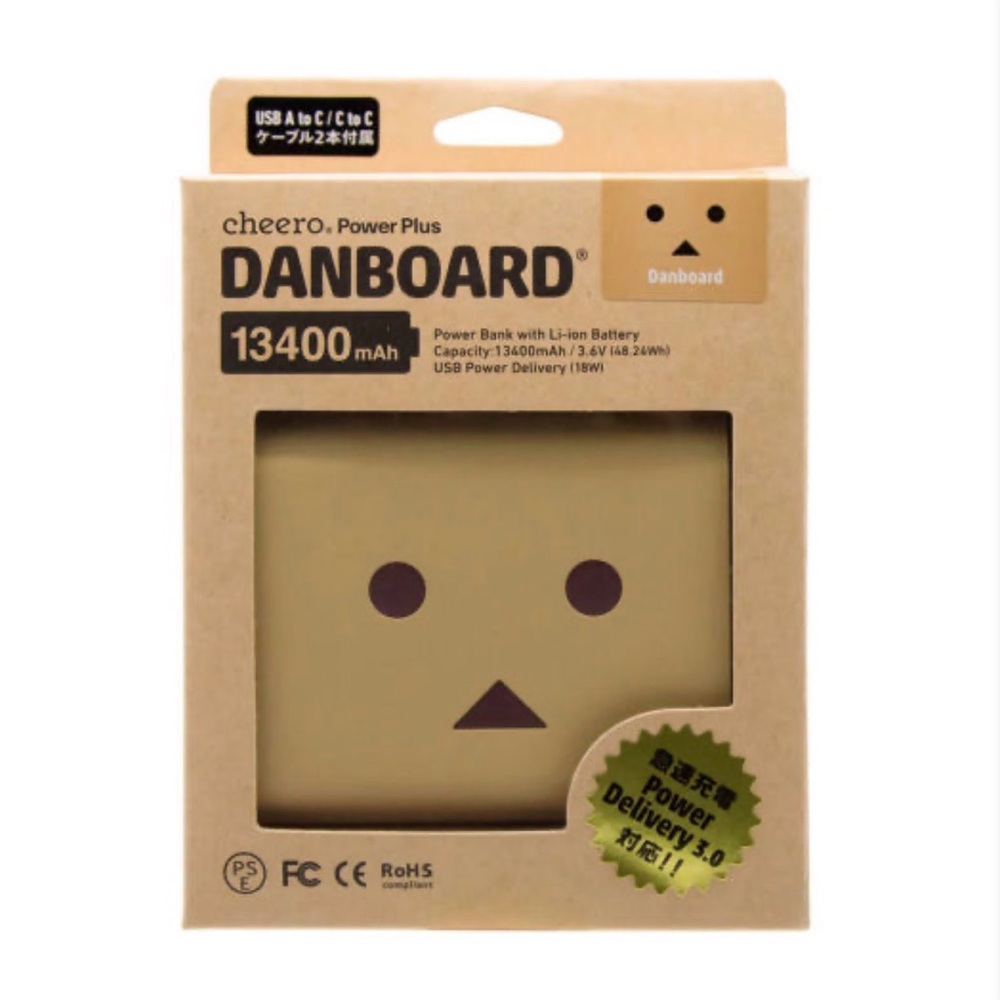 Cheero Power Plus Power Bank Danboard‎ Version 13400mah